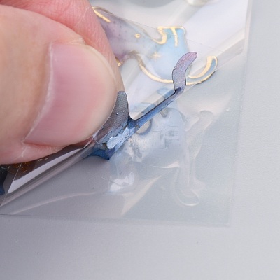 Epoxy Resin Sticker DIY-B009-03E-1