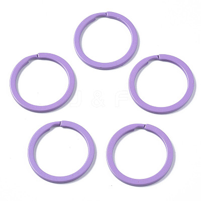 Spray Painted Iron Split Key Rings KEYC-S255-003-1