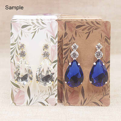 Cardboard Earring Display Cards CDIS-F003-15B-1
