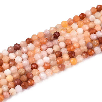 Natural Golden Silk Jade Beads Strands G-T143-07-1