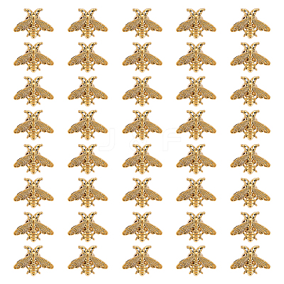 40Pcs Alloy Bees Lapel Pin Backs JEWB-GO0001-21AG-1