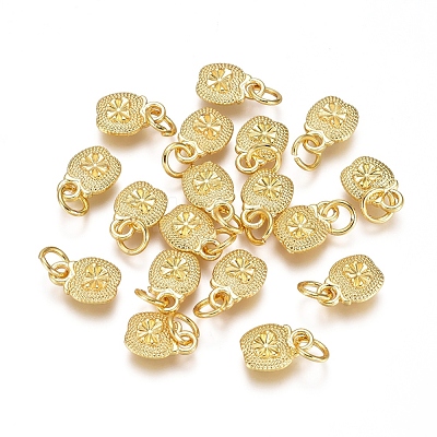 Electroplated Alloy Charms PALLOY-G267-12G-1
