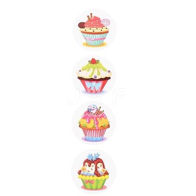 8 Styles Birthday Theme Paper Stickers DIY-L051-005B-1