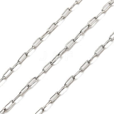 Tarnish Resistant 304 Stainless Steel Chains CHS-E031-01A-P-1