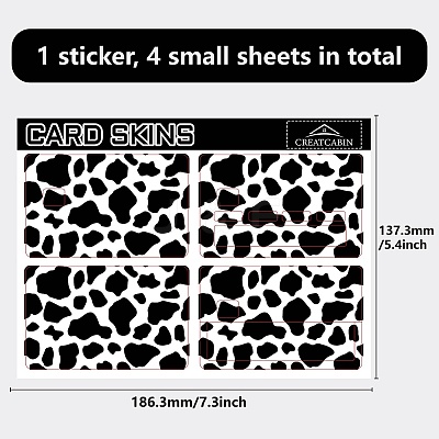 PVC Plastic Waterproof Card Stickers DIY-WH0432-057-1