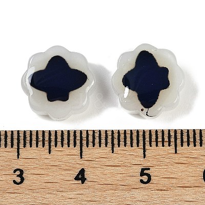 Two Tone Glass Mood Beads GLAA-Z007-07B-1