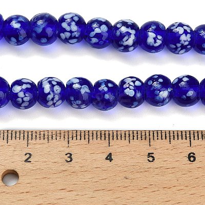 Handmade Lampwork Beads Strands LAMP-H071-01B-01-1