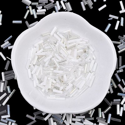 Glass Round Bugle Beads SEED-XCP0001-47I-1
