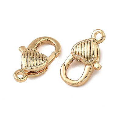 SHEGRACE Brass Lobster Claw Clasps XGRQ58221-767G-1