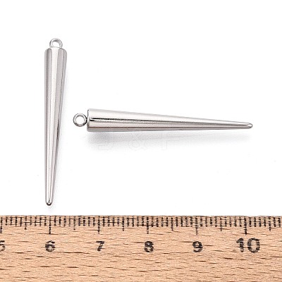 304 Stainless Steel Pendants STAS-T075-22C-P-1