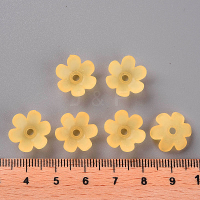 Frosted Acrylic Bead Caps MACR-S371-07A-719-1