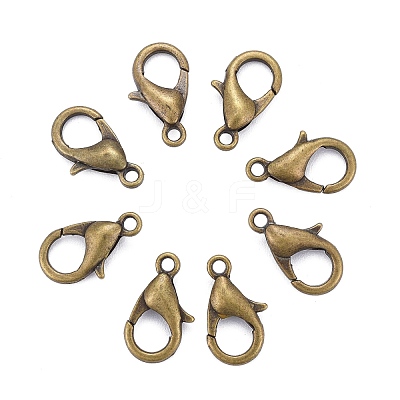 Zinc Alloy Lobster Claw Clasps E102-NFAB-1