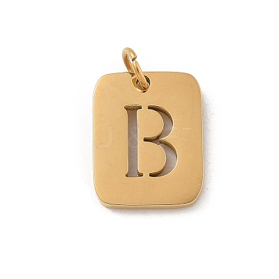 304 Stainless Steel Charms LS-STAS-R001-01G-B-1