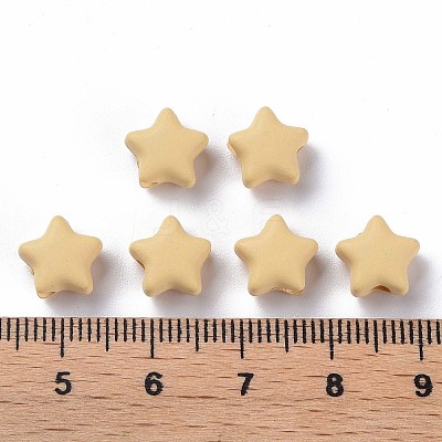 Spray Painted Acrylic Beads MACR-S373-45-O07-1