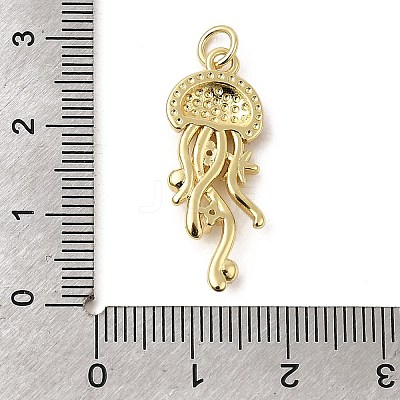 Brass Enamel Pendants KK-CJC0013-16G-05-1