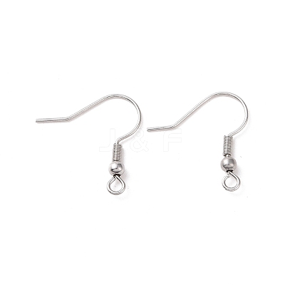 Tarnish Resistant 316 Surgical Stainless Steel Earring Hooks STAS-M288-06P-B-1