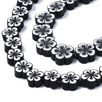 Handmade Polymer Clay Bead Strands CLAY-N011-48A-01-1