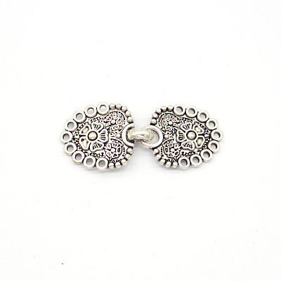 Eco-Friendly Zinc Alloy Hook Clasps PALLOY-WH0031-02AS-1