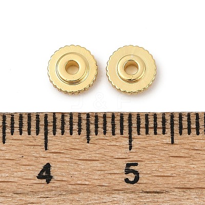 Brass Spacer Beads KK-D375-05G-01-1