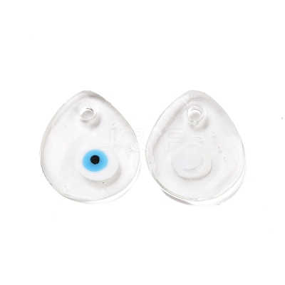 Handmade Lampwork Evil Eye Pendants LAMP-E106-01C-1
