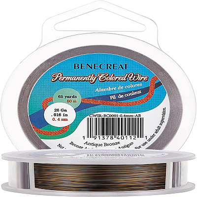 Round Craft Copper Wire CWIR-BC0001-0.4mm-AB-1