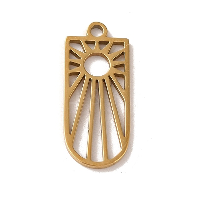 201 Stainless Steel Pendants STAS-E211-08G-1