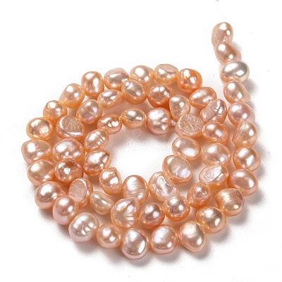 Natural Cultured Freshwater Pearl Beads Strands PEAR-L033-45C-01-1