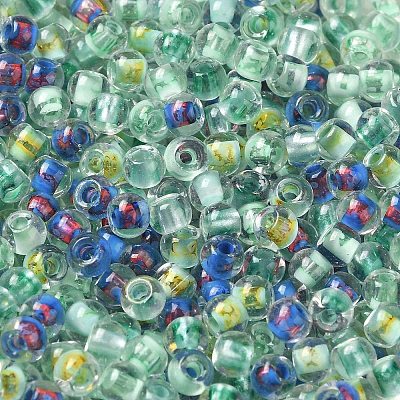 Transparent Glass Round Seed Beads SEED-B001-05A-09-1