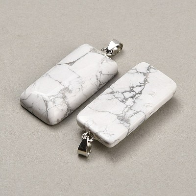 Natural Howlite Pendants GG-CBAA0EE-01P-18-1