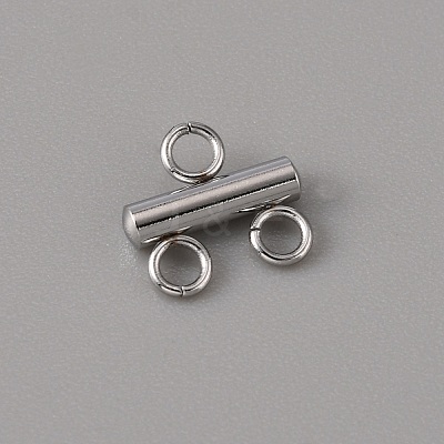 201 Stainless Steel Chandelier Component Links LS-STAS-WH0043-06A-P-1-1