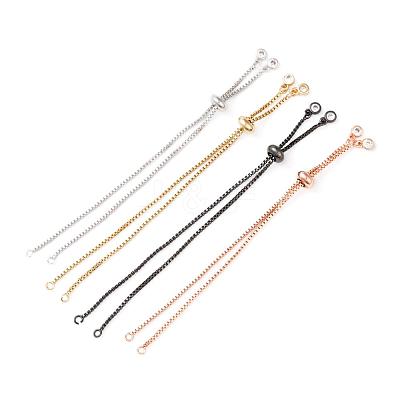 Brass Chain Bracelet Making KK-G279-M-NR-1