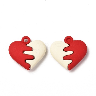 Spray Painted Alloy Pendants FIND-I016-A02-1