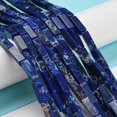 Synthetic Imperial Jasper Dyed Beads Strands G-D077-C01-06-1