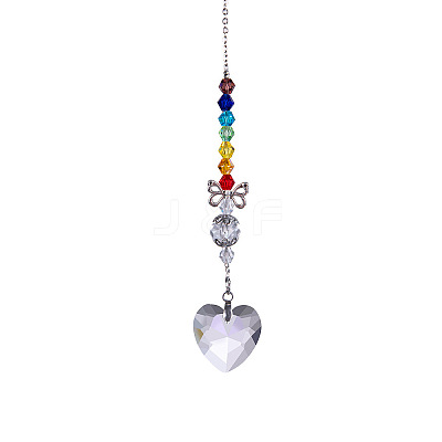 Crystal Glass Sun Catcher Pendant PW-WG98A1B-03-1