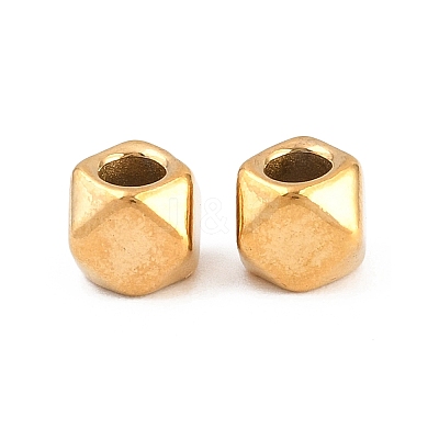 Irregular 304 Stainless Steel Beads STAS-D394-03O-G-1