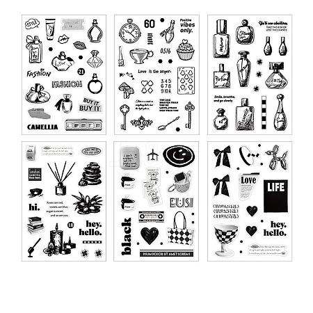 Black and White Series Picture Stickers LS-STIC-Q005-03C-1