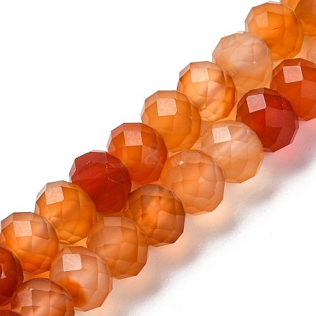 Natural Red Agate(Dyed & Heated) Beads Strands G-K380-A49-07-1