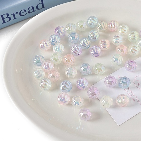 Opaque Acrylic European Beads OACR-F010-16-1