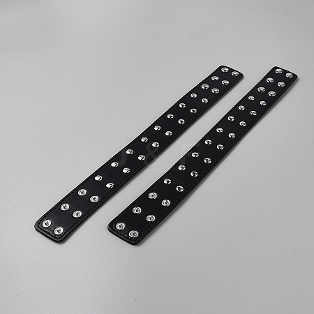 Leather Adjustable Armbands Sleeve Bands BJEW-WH0035-003-1