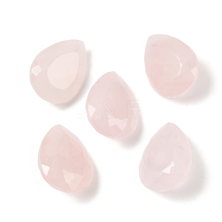 Natural Rose Quartz Cabochons G-D348-05B-1