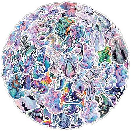 Holographic PVC Self Adhesive Cartoon Stickers PW-WG55867-01-1