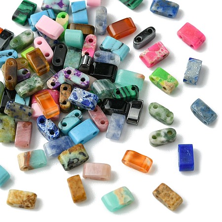 100Pcs 20 Colors Synthetic Agate Beads G-CJ0001-77-1