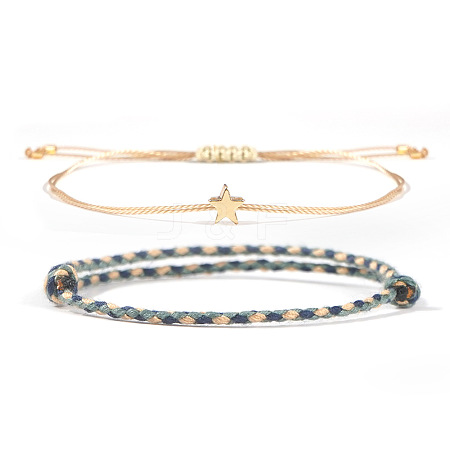 2Pcs Adjustable Bracelet Set PP9415-3-1