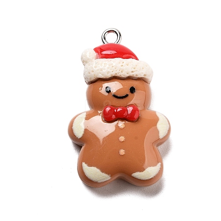 Christmas Theme Resin Pendants RESI-R450-04A-1