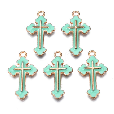 Alloy Enamel Pendants ENAM-S121-059E-1