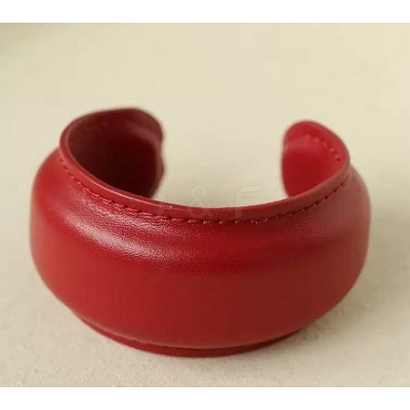 Minimalist Leather Cuff Bangles for Women FS-WG0F18A-04-1