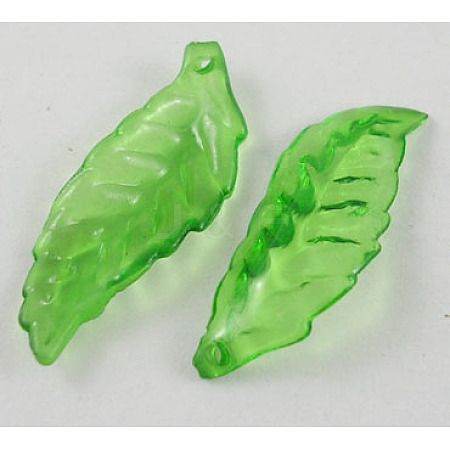 Transparent Acrylic Pendants X-DBLA221-9-1