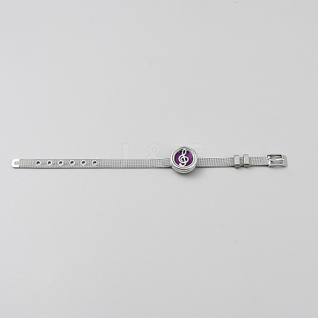 Adjustable 316L Surgical Stainless Steel Watch Band Bracelets BJEW-WH0040-04P-01-1