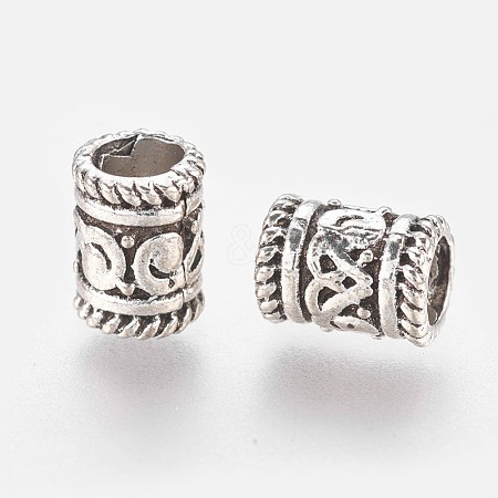 Alloy European Beads MPDL-WH0001-01AS-1