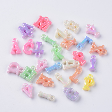Opaque Acrylic Charms MACR-Q239-010-1